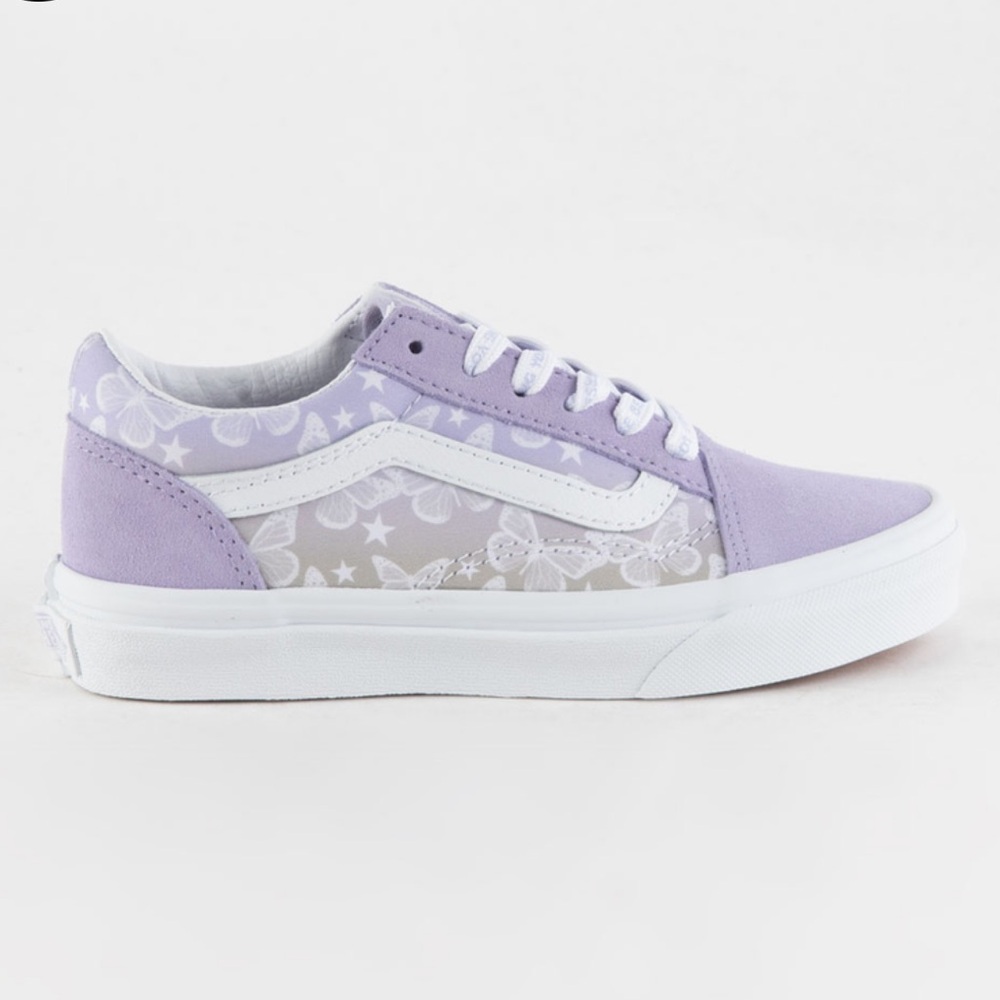 Team Wellness lavender butterfly Old Skool Vans || Women’s 8 || NWT!!!